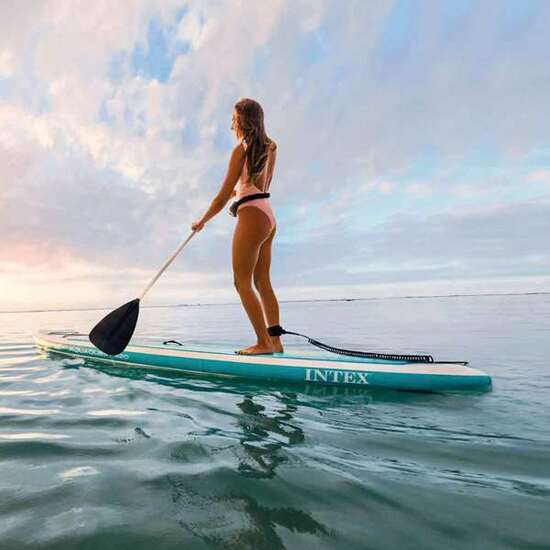 TABLA HINCHABLE PADDLE SURF AQUA QUEST 320X81X15 CM CON REMO CON MANGO DE ALUMINIO Y ACCESORIOS image 5