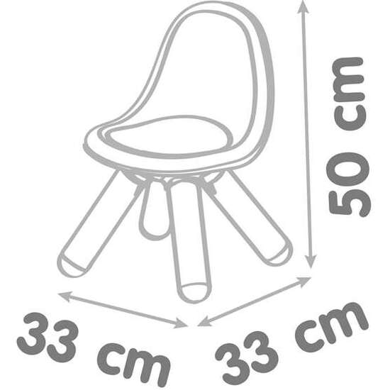 SILLA INFANTIL GRIS, SOPORTA 50 KG. 50X33X33 CM image 4