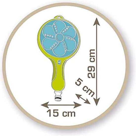 DUCHA EXTERIOR PARA ACOPLAR A LA CASA DE JARDÍN O COGERLA EN LA MANO 29X15X4,70 CM image 2