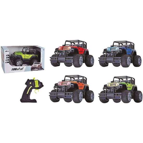 COCHE RADIO CONTROL 4X4 METAL, ESCALA1:20 . 26X15.5X15CM - MODELOS SURTIDOS image 0