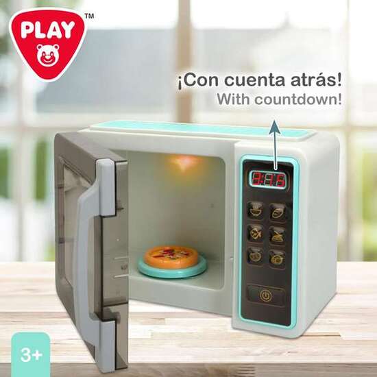 MICROONDAS ELECTRONICO CON LUZ Y SONIDO PLAYGO 17X24X11 CM image 4