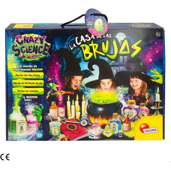 JUEGO CIENTIFICO CRAZY SCIENCE LA CASA DE LAS BRUJAS CON UN MONTON DE EXPERIMETOS. image 0