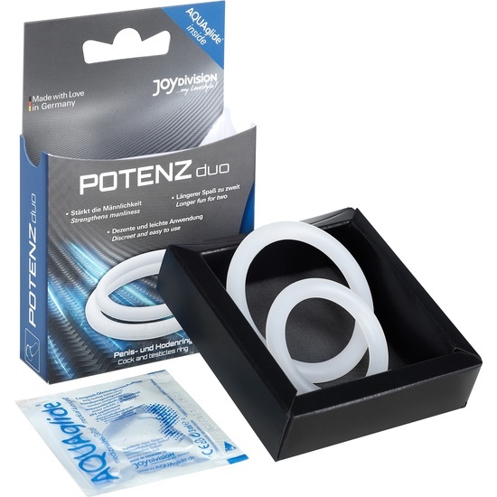 POTENZ DUO RINGS MEDIUM TRANSPARENT image 0