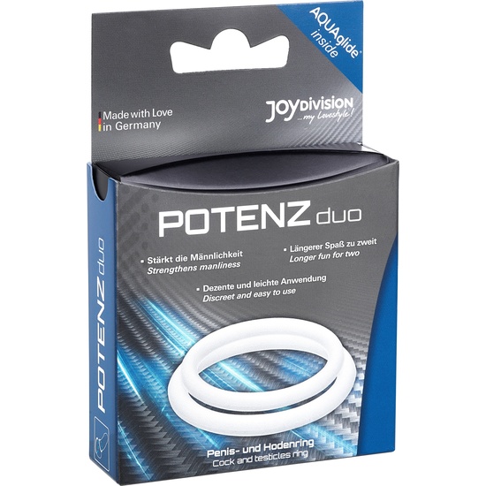 POTENZ DUO RINGS MEDIUM TRANSPARENT image 1