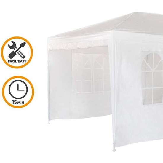 CENADOR POLIESTER PLEGABLE AKTIVECON TUBO DE ACERO 300X600XH260CM image 4