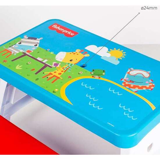 MESA PICNIC INFANTIL FISHER PRICE 85X18X50,5 CM image 1