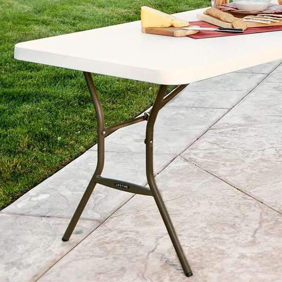 MESA RECTANGULAR PLEGABLE LIFETIME 185X76X74 CM image 4