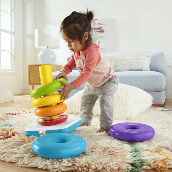 PIRÁMIDE BALANCEANTE GIGANTE FISHER PRICE MÁS DE 35 CM image 4