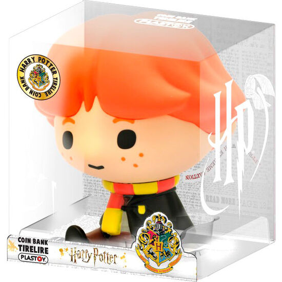 FIGURA HUCHA CHIBI RON WEASLEY HARRY POTTER 16CM image 0