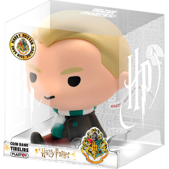 FIGURA HUCHA CHIBI DRACO MALFOY HARRY POTTER 16CM image 0