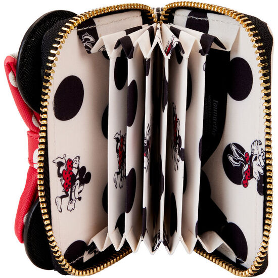 CARTERA ROCKS THE DOTS CLASSIC MINNIE MOUSE DISNEY LOUNGEFLY image 3