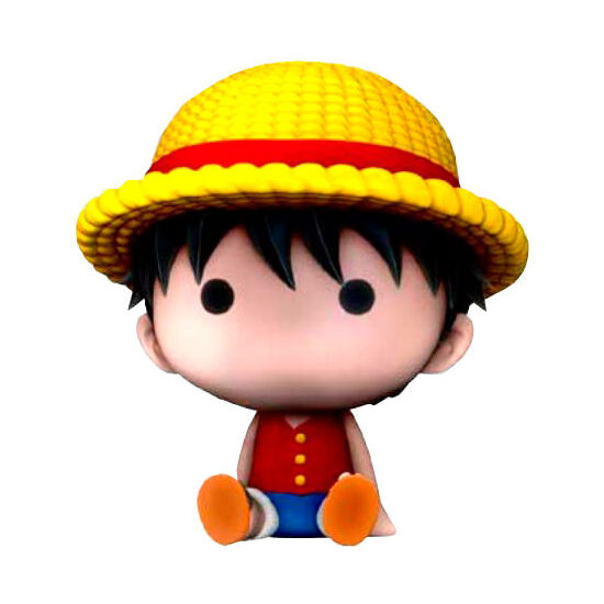 FIGURA HUCHA CHIBI LUFFY ONE PIECE 16CM image 0