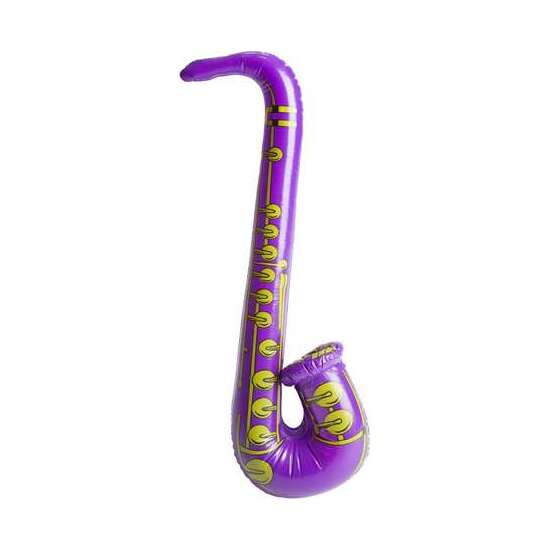 SAXOFÓN HINCHABLE COLORES SURTIDOS 83 CM image 0