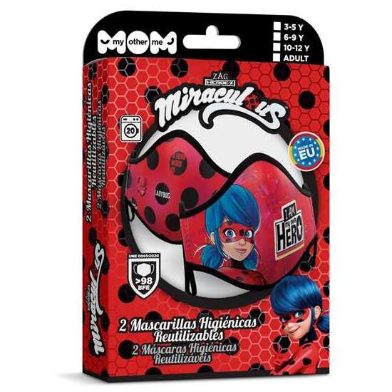 LADYBUG PREMIUM HIGIENIC MASK 6-9 AÑOS 6-9 Y image 0