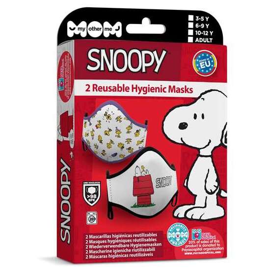 SNOOPY PREMIUM HIGIENIC MASK ADULT image 0