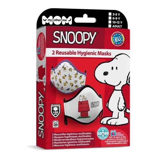 SNOOPY PREMIUM HIGIENIC MASK ADULT image 3