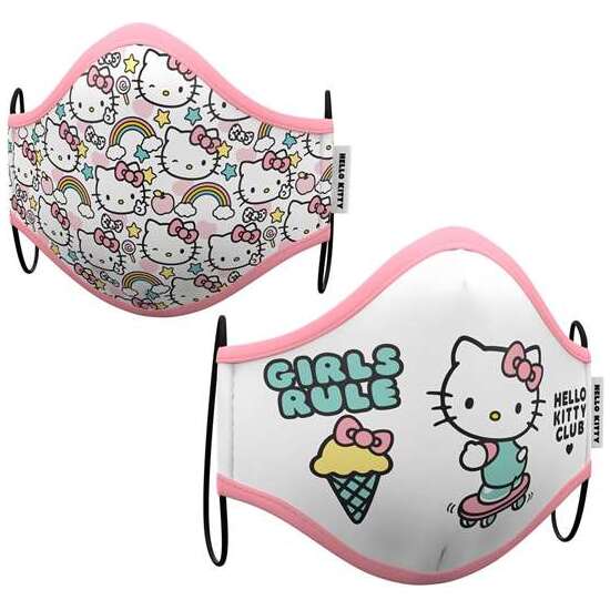 HELLO KITTY PREMIUM HIGIENIC MASK 10-12 Y image 0