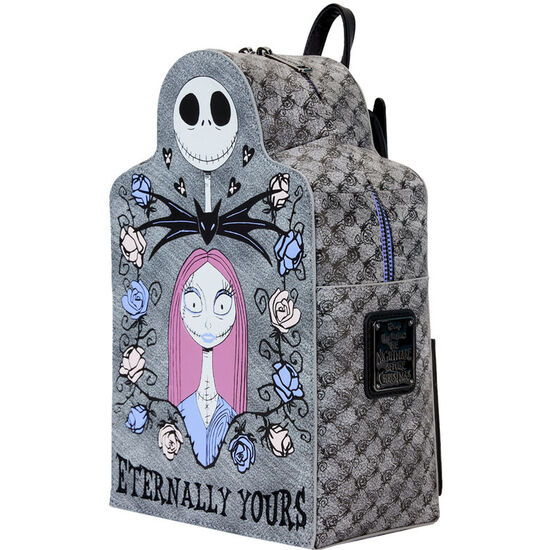 MOCHILA CHRISTMAS JACK &#38; SALLY PESADILLA ANTES DE NAVIDAD DISNEY LOUNGEFLY 26CM image 1