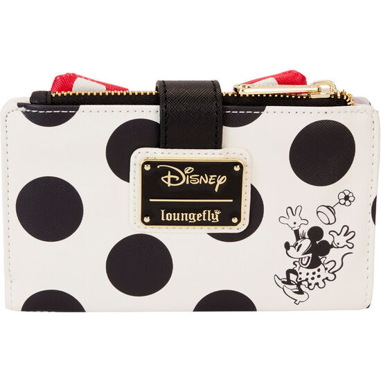 CARTERA ROCKS THE DOTS CLASSIC MINNIE MOUSE DISNEY LOUNGEFLY image 2