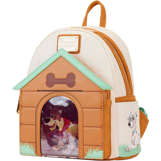 MOCHILA LENTICULAR I HEART DOGS DOG HOUSE DISNEY LOUNGEFLY 26CM image 1