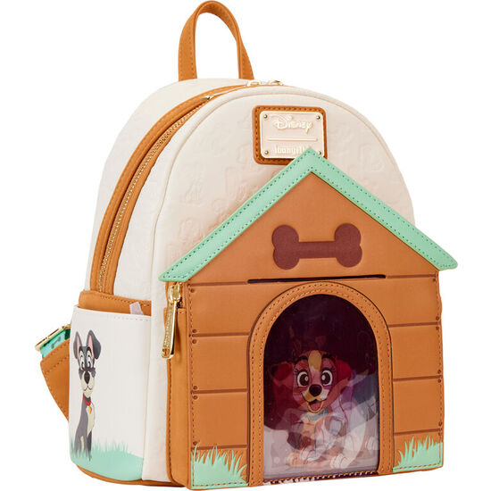 MOCHILA LENTICULAR I HEART DOGS DOG HOUSE DISNEY LOUNGEFLY 26CM image 2