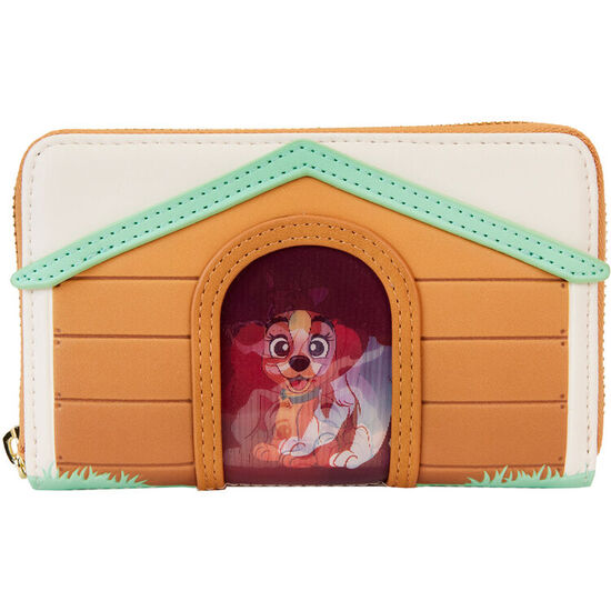 CARTERA LENTICULAR I HEART DOGS DOG HOUSE DISNEY LOUNGEFLY image 0