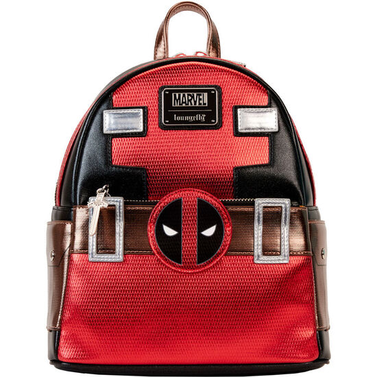 MOCHILA DEADPOOL METALLLIC MARVEL LOUNGEFLY 26CM image 0