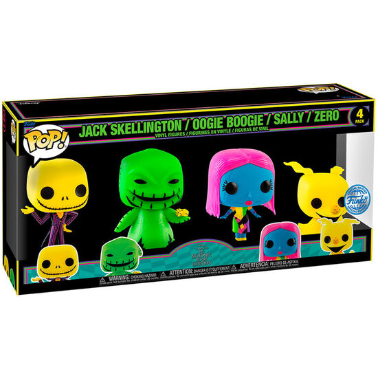 BLISTER 4 FIGURAS POP DISNEY PESADILLA ANTES DE NAVIDAD EXCLUSIVE image 0