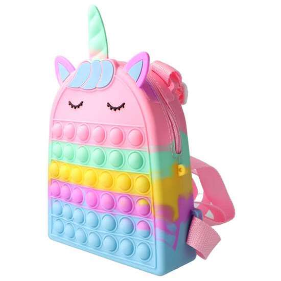 MOCHILA POP-IT UNICORNIO (16,5X20X6CM) image 1