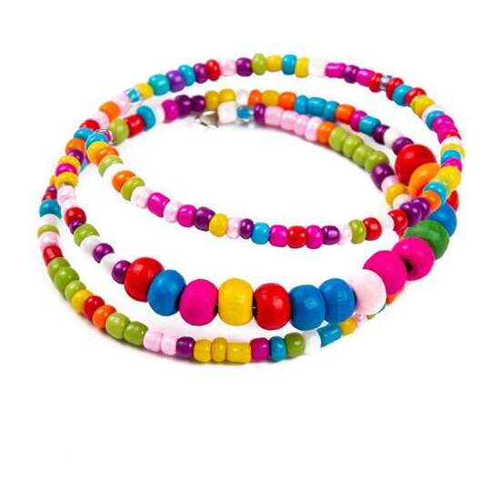 PULSERA EN ESPIRAL DE BOLITAS DE COLORES - MODELOS SURTIDOS image 1