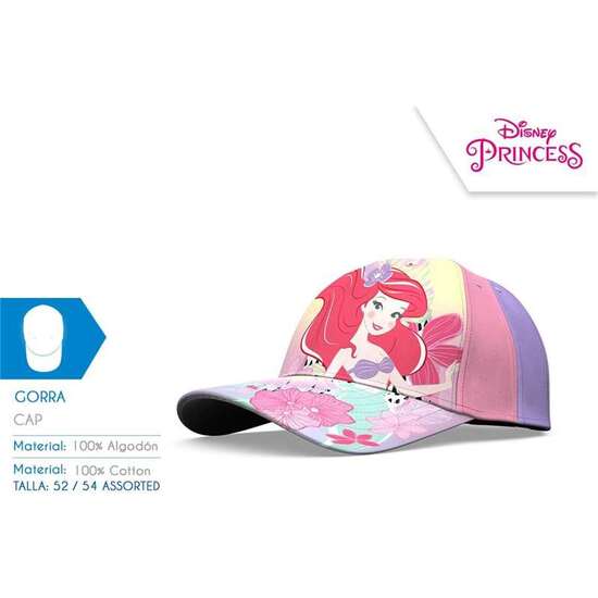 GORRA PRINCESAS 100% ALGODON TALLA 52/54 - MODELOS SURTIDOS image 1