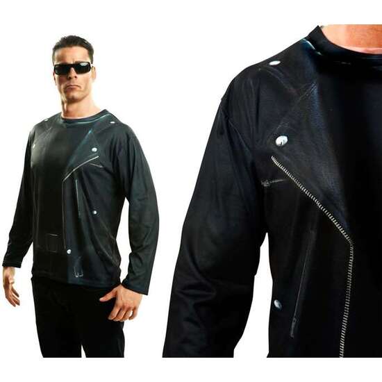 DISFRAZ CAMISETA TERMINATOR KILLER MACHINE TALLA L image 0