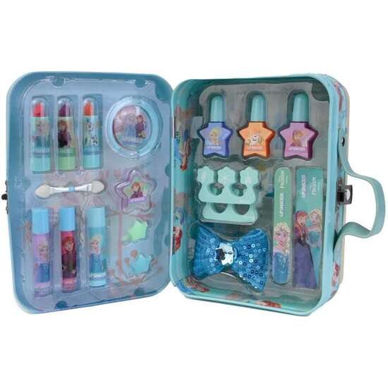 MALETIN METALICO MAQUILLAJE FROZEN 14X8X19 CM image 0