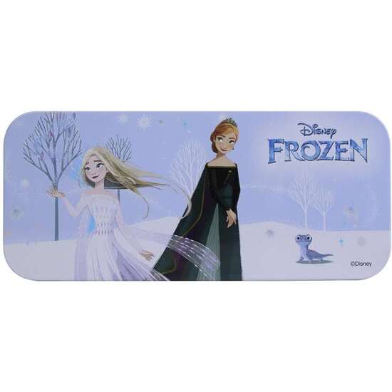 ESTUCHE METALICO MAQUILLAJE FROZEN ADVENTURE LABIOS Y SOMBRAS 18,3X7,8X2 CM image 4