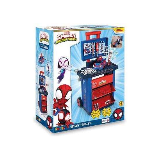 TROLLEY HERRAMIENTAS CON RUEDAS DIY SPIDEY PARA CONSTRUIR TU PROPIO COCHE. 73X39X26,5 CM image 3