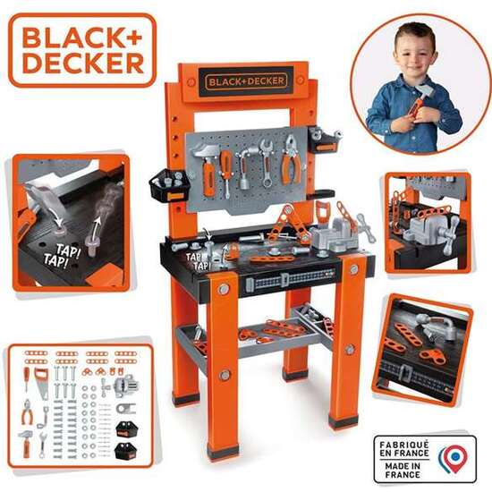 BANCO DE TRABAJO BLACK&DECKER CON 79 ACCESORIOS. 103X56X34 CM image 1