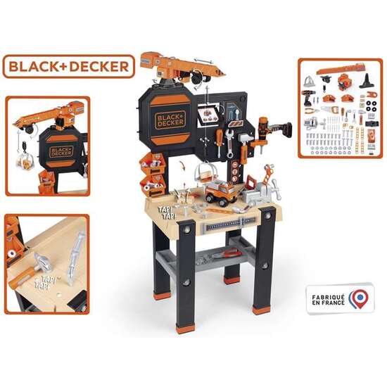 BANCO DE TRABAJO BLACK&DECKER BUILDER. DEDICADO A LA CONSTRUCCIÓN. CON 94 ACCESORIOS 117X82X34 CM image 5