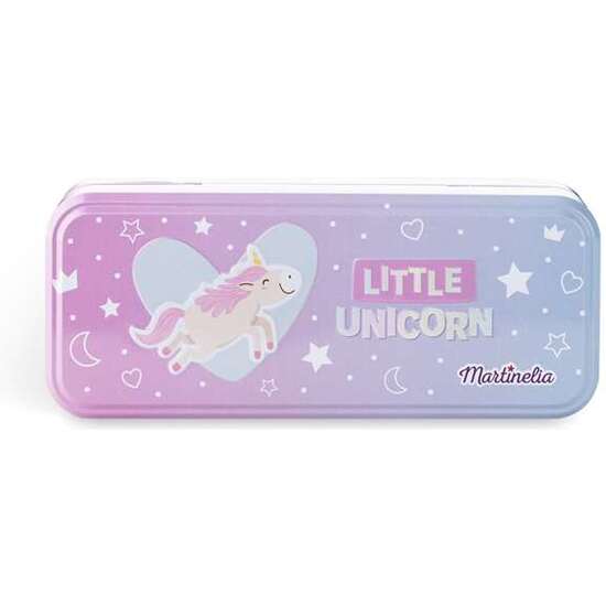 ESTUCHE METALICO BELLEZA MARTINELIA LITTLE UNICORN 3 PISOS. 22X9X4 CM image 1