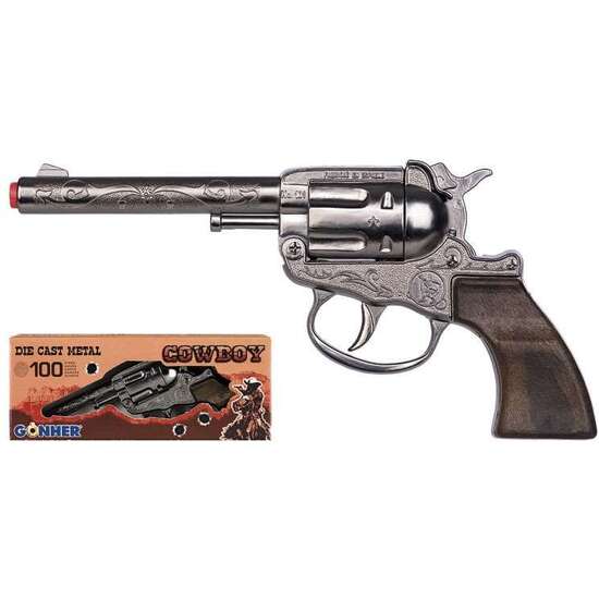 REVOLVER 100 TIROS - PLATA image 1