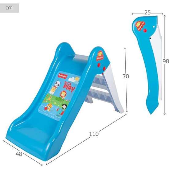 TOBOGÁN INFANTIL FISHER PRICE 100X26,5X49,5 CM image 2