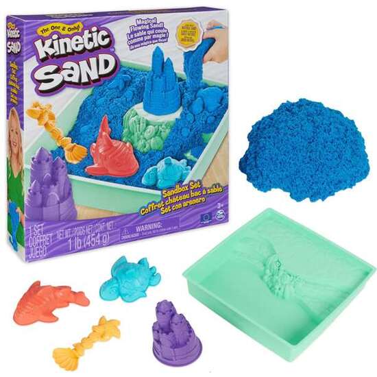 ARENA MOLDEABLE KINETIC SAND MORADO, AZUL O VERDE 26,9X28,3X6,35CM - MODELOS SURTIDOS image 4