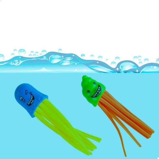JUEGO ACUATICO PESCA PULPOS SUMERGIBLES 23,5X2X22 CM EN BLISTER 6 PIEZAS image 2