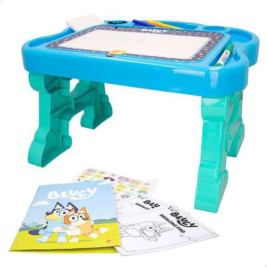 PUPITRE MESA DE DIBUJO BLUEY CON ACCESORIOS.30X48X38 CM image 0