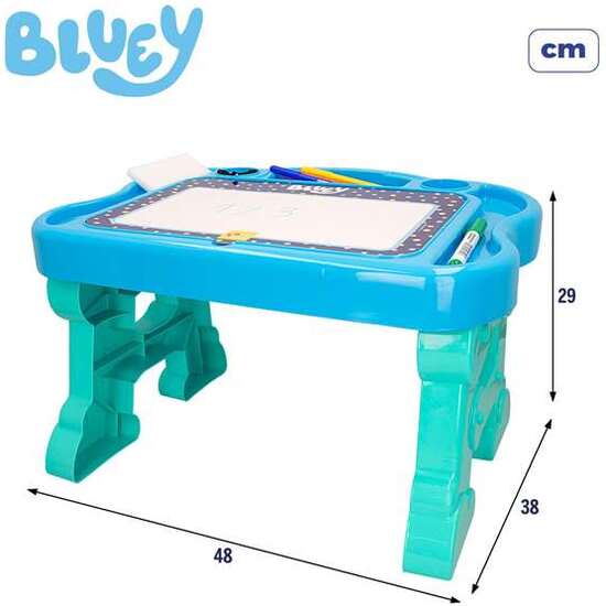 PUPITRE MESA DE DIBUJO BLUEY CON ACCESORIOS.30X48X38 CM image 3