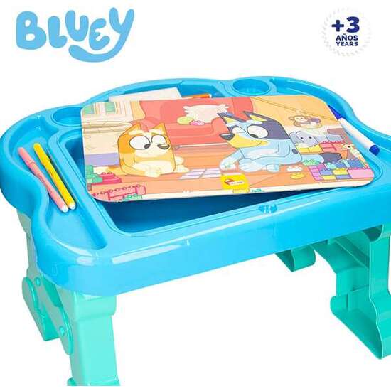 PUPITRE MESA DE DIBUJO BLUEY CON ACCESORIOS.30X48X38 CM image 4