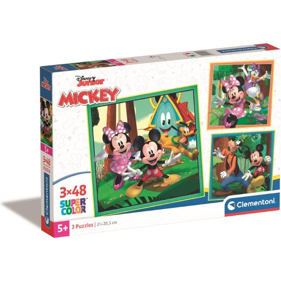 PUZZLE 3X48 PZAS. MICKEY image 0