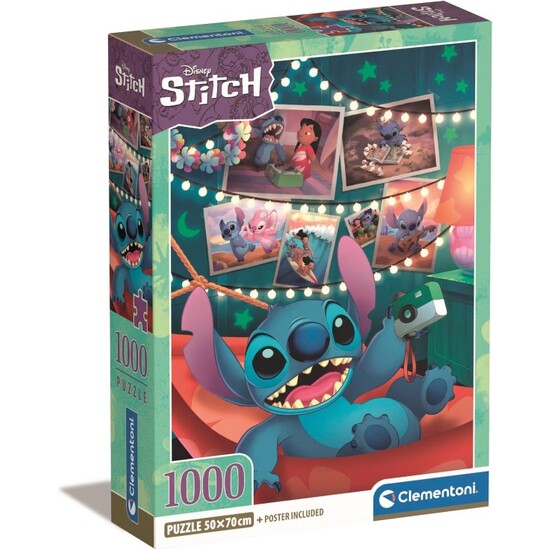 PUZZLE 1000 PZAS. STITCH DISNEY image 0