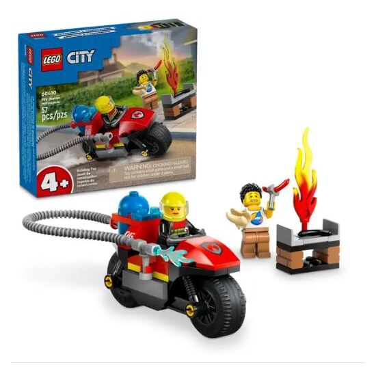 MOTO DE RESCATE BOMBEROS LEGO CITY image 0