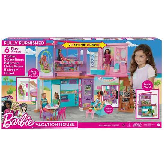 BARBIE CASA MALIBÚ 2022. CON MAS DE 30 ACCESORIOS. image 3