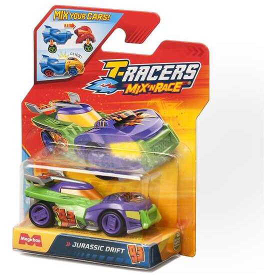 VEHÍCULO T-RACERS MIX ‘N RACE CON PARTES INTERCAMBIABLES 19,8X18,5X11,5CM PACK 1 BLISTER image 0